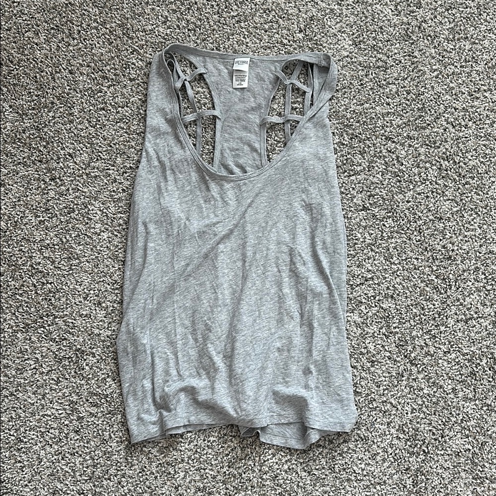 Gray Sleeveless Top